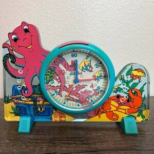 Flick Flack Vintage Alarm Clock 1990s Table Desk Clock | Retro Quartz